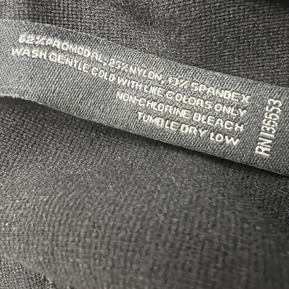 American Giant Pants Womens 8 Black Knit Commuter Chino Stretch Made USA - Picture 8 of 8